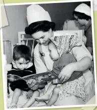 ??  ?? ABOVE A nurse distracts children with a story during an air raid in 1940
OPPOSITE PAGE Living through the Blitz was frightenin­g enough for sighted people, but for these blind children taking shelter, the noise and chaos must have been doubly disturbing
