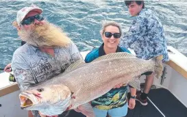  ?? ?? Sea Probe Fishing Charters have been catching some fantastic Jewfish off the Gold Coast over the past few weeks.