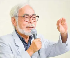  ??  ?? »Hayao Miyazaki. Genio japonés de la animación.