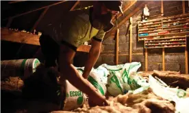  ??  ?? The Green Homes Grant can be used to install insulation in lofts, roofs, walls and elsewhere. Photograph: Andrew Aitchison/Alamy