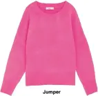  ??  ?? Jumper €29.95, Zara