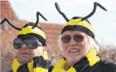  ??  ?? Das schöne Wetter lockt die ersten Bienen nach draußen.