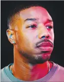  ?? KENDRICK BRINSON / THE NEW YORK TIMES ?? Michael B. Jordan, the “Black Panther” star, is the first major actor to publicly adopt an inclusion rider since Frances Mcdormand touted the idea at the Academy Awards.