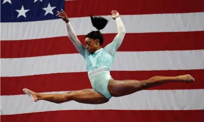  ??  ?? Simone Biles has been critical of USA Gymnastics’ role in the Larry Nassar scandal. Photograph: USA Today Sports