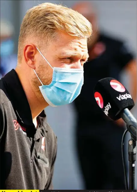  ?? FOTO: ANDY HONE/ HAAS F1 TEAM ?? Nu gælder det
Jeg er på Kevins vegne nervøs over det faktum, at Pérez render rundt uden job i 2021, mener Jason Watt.