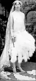  ??  ?? A bride of the British Raj: Iris Butler on her wedding day in 1927, one of the girls of the 'Fishing Fleet'