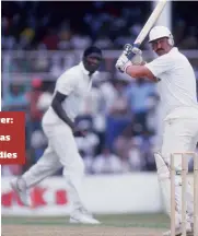  ??  ?? Top player: Graham Gooch was rated by the Windies
