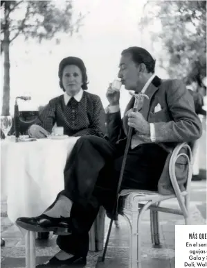  ?? ?? MÁS QUE UN HOTEL En el sentido de las agujas del reloj, Gala y Salvador Dalí; Wallis Simpson y Eduardo VIII; Rita Hayworth; y Raniero y Grace de Mónaco. Todos en distintas estancias del Ritz de Madrid.