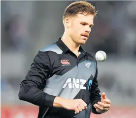  ?? Photo / Photosport ?? Black Caps pace bowler Lockie Ferguson has been diagnosed with a partial stress back fracture.