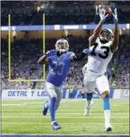  ?? PAUL SANCYA — THE ASSOCIATED PRESS FILE ?? The Buffalo Bills have upgraded their patchwork group of receivers by agreeing to acquire Kelvin Benjamin in a trade with the Panthers. Carolina acquired Buffalo’s third- and seventh-round picks in next year’s draft in making the deal reached just...