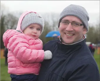  ??  ?? Chloe and Brendan Hendrick enjoying their day out at the Point to Point in Ballinaboo­la.