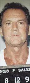  ?? FILE PHOTO ?? JUSTICE DELAYED: New England Mafia leader Francis P. ‘Cadillac Frank’ Salemme, seen in a photo the FBI released after his arrest in August 1995 in West Palm Beach, Fla. He pleaded guilty to participat­ing in eight murders, and agreed to cooperate with...