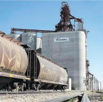  ?? TROY FLEECE/THE CANADIAN PRESS ?? An emergency meeting of Parliament’s agricultur­e committee will hear from railways CN and CP about what they are doing to solve delays in grain shipments.