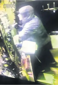  ??  ?? The pub issued CCTV after the theft