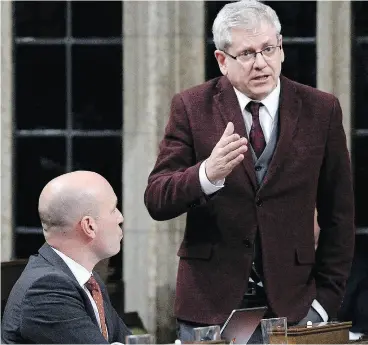  ?? JUSTIN TANG / THE CANADIAN PRESS ?? NDP MP Charlie Angus, pictured, says leader Jagmeet Singh’s decision to oust Saskatchew­an MP Erin Weir was the right choice.