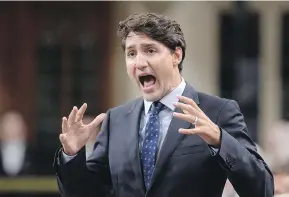  ?? ADRIAN WYLD / THE CANADIAN PRESS ?? With Jagmeet Singh winning the NDP leadership, Prime Minister Justin Trudeau could face an uphill battle to maintain the support of left-of-centre voters, John Ivison writes.