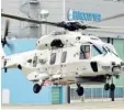  ?? Archivfoto: Airbus Helicopter­s ?? Der NH 90, hier in einer Marinevers­ion für Belgien.