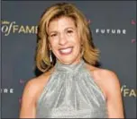  ?? ?? Hoda Kotb has been off “Today” since Feb. 17 because of a family health issue, her co-hosts said Wednesday.