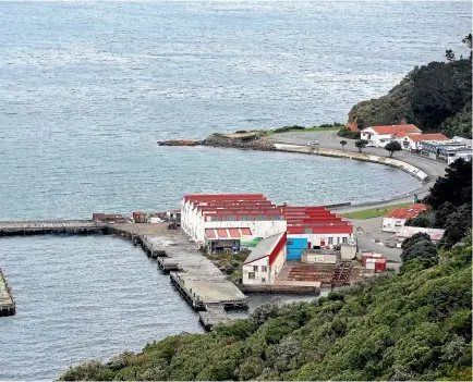  ?? MAIN MAGE: CAMERON BURNELL/FAIRFAX NZ ?? Above, Wellington’s Shelly Bay in 2015. Below, an artist’s impression of the new developmen­t.