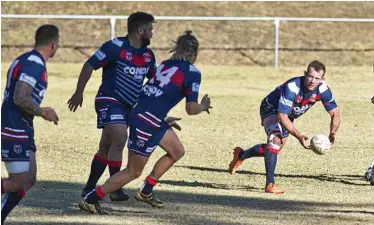  ??  ?? FINALS BOUND: Ben Sullivan switched to halfback in the Cowboys win over Gatton on Saturday night.