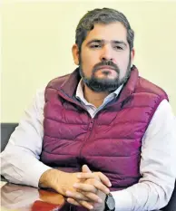  ?? / EDGAR CAMACHO ?? Abogado por la UAM, originario de León, Mauricio Hernández Núñez, el representa­nte del presidente López Obrador en Guanajuato