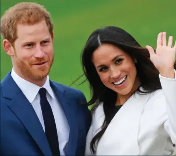  ??  ?? Wedding day spectacle: Harry and Meghan will enjoy a Windsor procession