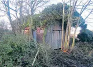  ??  ?? Blythburgh goods shed prior to restoratio­n. HSNGRS