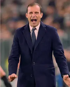  ?? GETTY ?? Massimilia­no Allegri, 50 anni, alla quarta stagione alla Juve