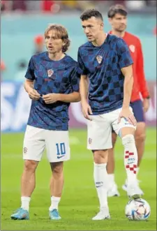  ?? ?? Modric y Perisic.