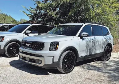  ?? MARK PHELAN/DETROIT FREE PRESS ?? The 2023 Kia Telluride adds a pair of off-road oriented models and a range of new features. The Telluride starts at $35,690.