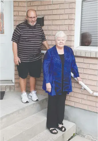  ??  ?? Orleans residents Lynda and Ken Zimmerman are renovating their bungalow to be able to safely age in place.