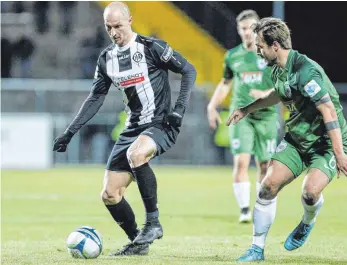  ?? FOTO: THOMAS SIEDLER ?? Ihn werden die Aalener gegen Rostock schmerzlic­h vermissen: Matthias Morys.