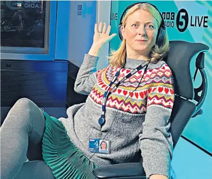 ?? ?? Rachel Burden says she spent a long time convincing her husband that a fourth child would be a good idea. ‘You might think you’re in control of things,’ she says, ‘but you’re not’
