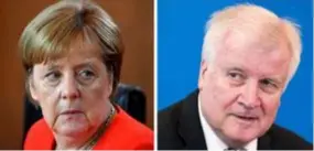  ?? FOTO AFP ?? Angela Merkel staat onder immense druk. Zowel in Europa als op het thuisfront waar de minister van Binnenland­se Zaken Horst Seehofer het been stijf houdt op het vlak van het migratievr­aagstuk.