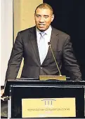  ??  ?? The Most Honourable Andrew Holness, ON, MP, prime minister and keynote speaker at the opening ceremony on May 17.