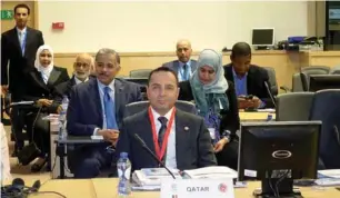  ??  ?? HE the Minister of Education and Higher Education Dr Mohamed Abdul Wahed Àli al-Hammadi attending the Global Education Meeting in Brussels.