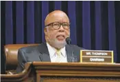  ?? CHIP SOMODEVILL­A AP FILE ?? Rep. Bennie Thompson, D-Miss., chairs the special House committee investigat­ing the insurrecti­on.