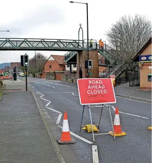  ?? ?? Cumberland Road will be closed again fr
James Beck