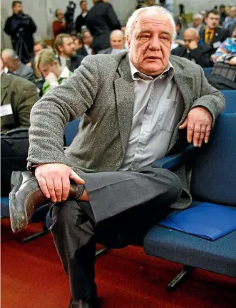  ?? AP ?? Vladimir Bukovsky in 2007. He spent 12 years from 1963 in Soviet prisons, forced-labour camps and psychiatri­c hospitals.