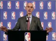  ?? THE ASSOCIATED PRESS FILE ?? Commission­er Adam Silver’s NBA has had a frenetic offseason filled with more drama than the games themselves, particular­ly regular season contests. A fourth straight year of the same NBA Finals matchup seems likely.