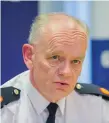  ??  ?? ‘Cooperatio­n is essential’: Asst Commission­er John O’Driscoll