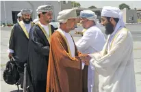  ?? – ONA ?? PILGRIMAGE: The mission’s members were seen off at the Muscat Internatio­nal Airport by Sheikh Dr. Kahlan bin Nabhan Al Kharousi, Assistant Grand Mufti of Oman.