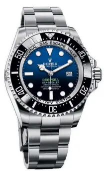  ??  ?? Oyster Perpetual Rolex Deepsea