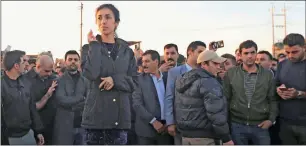  ?? Reuters ?? Nadia Murad during a visit to her hometown Sinjar in Iraq. —