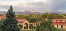  ??  ?? 14. A view of the Equestrian Courtyard at La Mesita Ranch Estate.