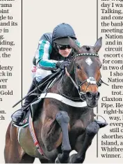  ??  ?? Thrill of the chase: Altior, one of the hot festival favourites