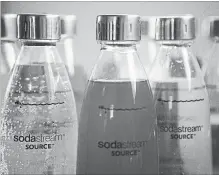  ?? DAN BALILTY THE ASSOCIATED PRESS ?? Beverage giant PepsiCo has bought Israel’s fizzy drink maker SodaStream for $3.2 billion. It lets you add bubbly to tap water.