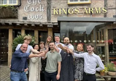  ?? Picture: Maxim Pr/contempora­ry Pubs ?? Just six months after opening, the King's Arms pub in Elham was recognised as the best pub in Kent at Pub & Bar magazine's annual awards