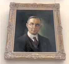  ?? Alex Burness, The Denver Post ?? A painting of former Gov. Clarence Morley, who served from 1925 to 1927, hangs at the state Capitol building.