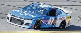  ?? JOHN RAOUX/AP ?? Ricky Stenhouse Jr. won the Daytona 500 pole Sunday at Daytona Internatio­nal Speedway.